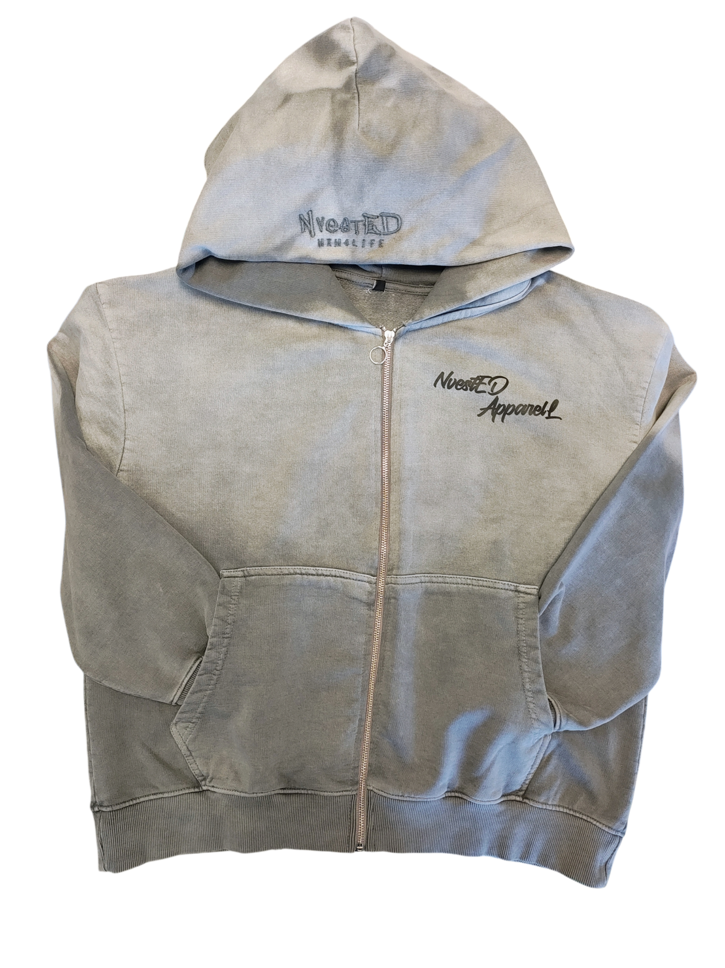 NvestED Apparel – Stone Grey Stack Bottoms Sweatsuit