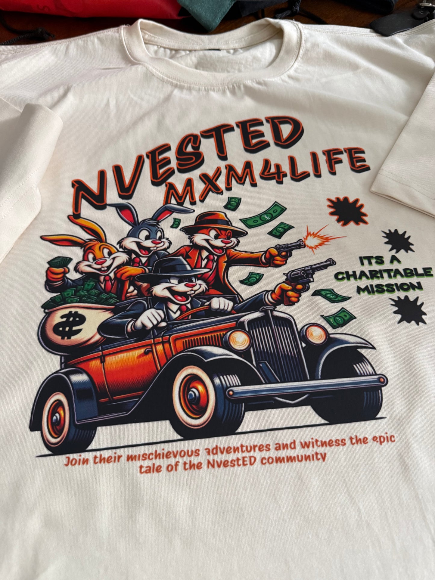 NvestED heavy tee shirt