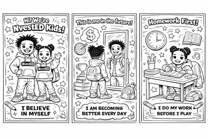 We Invest In Ourselves – NvestED Kids Coloring Book (Digital Download)