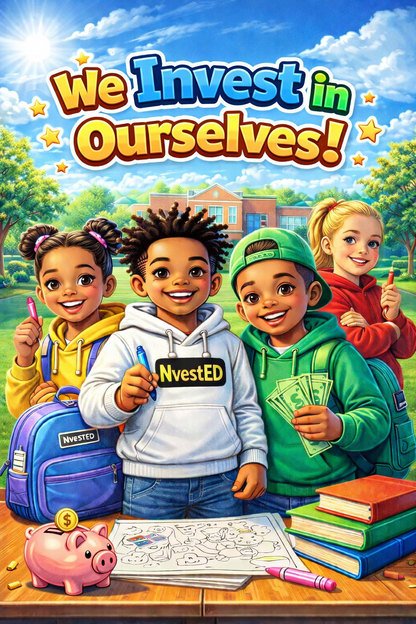 We Invest In Ourselves – NvestED Kids Coloring Book (Digital Download)